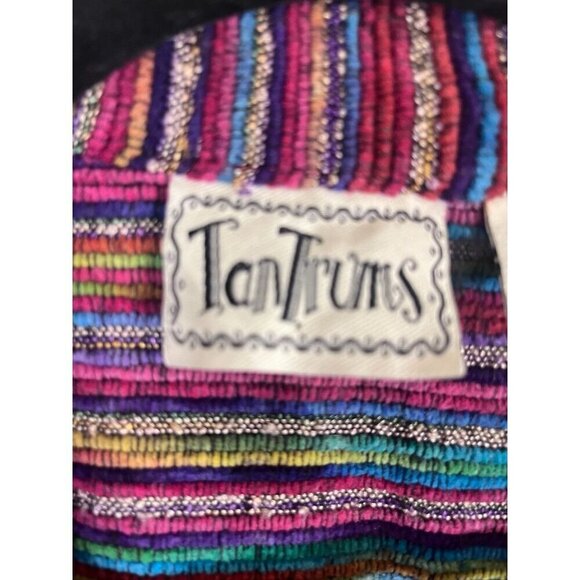 Tantrum Western Jacket L Pink Striped Retro Cowgirl Preppy Boho 80s Retro Cozy - Picture 2 of 11